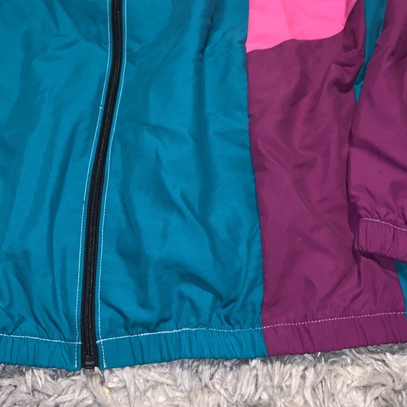 Long Shot Movie 80s 90s Winderbreaker Jacket SXSW Seth Rogen - Picture 3 of 6